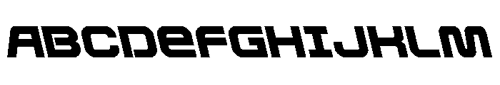 Rocket Command Leftalic Font UPPERCASE