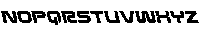 Rocket Command Leftalic Font UPPERCASE