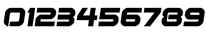 Rocket Command Semi-Italic Font OTHER CHARS