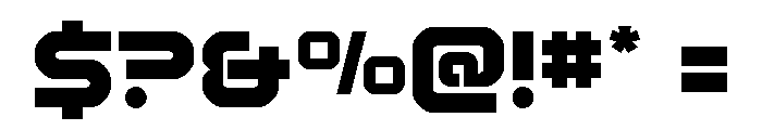 Rocket Command Font OTHER CHARS