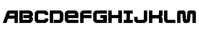 Rocket Command Font UPPERCASE
