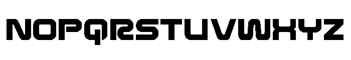Rocket Command Font UPPERCASE