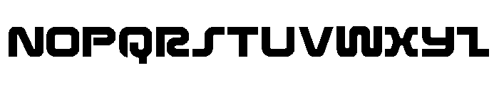 Rocket Command Font LOWERCASE