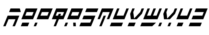 Rocket Type Cond Italic Font LOWERCASE