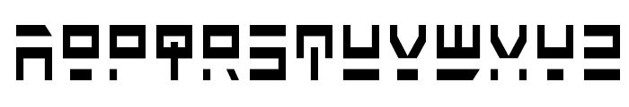 Rocket Type Condensed Font LOWERCASE