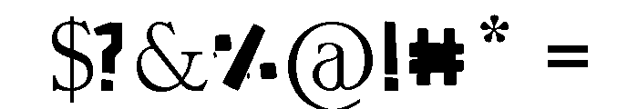 Rocko Font OTHER CHARS