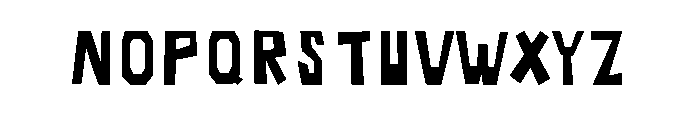 Rocko Font LOWERCASE