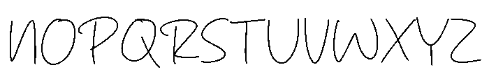 Rocky Modish Font UPPERCASE