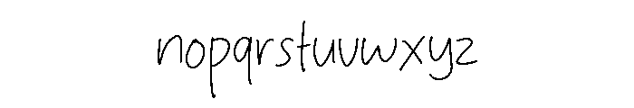 Rocky Modish Font LOWERCASE