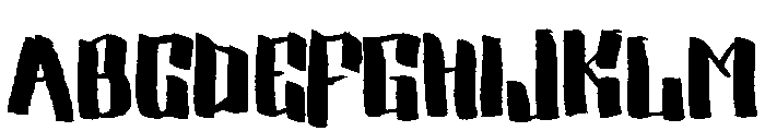 Rockyboard Rocky Font UPPERCASE