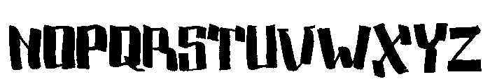 Rockyboard Rocky Font UPPERCASE
