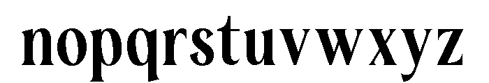 Rodagile Font LOWERCASE