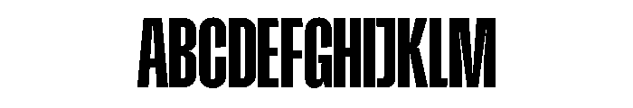 Rodmolle Condensed Demo Bold Font UPPERCASE