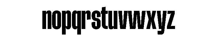 Rodmolle Condensed Demo Bold Font LOWERCASE
