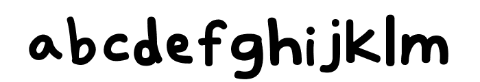 Rodscript Font LOWERCASE