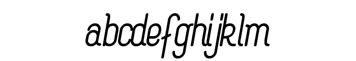 Rogaton Bold Italique Font LOWERCASE