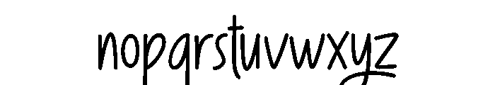 RogellikaRegular Font LOWERCASE