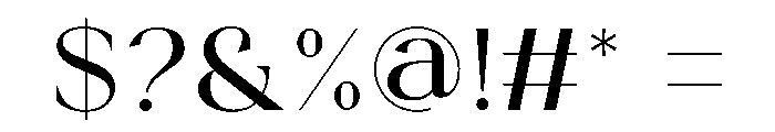 Rogles Font OTHER CHARS
