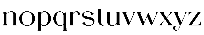 Rogles Font LOWERCASE