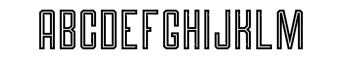 Roguedash-Line Font LOWERCASE