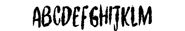 Roh Jahat Font UPPERCASE