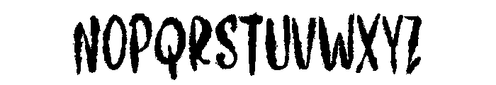 Roh Jahat Font UPPERCASE