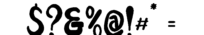 Rokam Letter Font OTHER CHARS