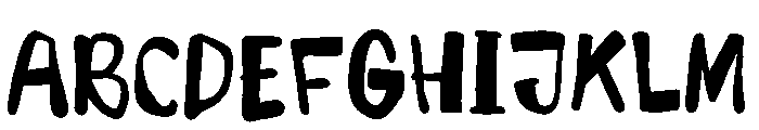 Rokam Letter Font UPPERCASE