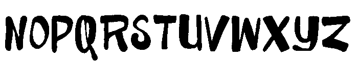 Rokam Letter Font UPPERCASE