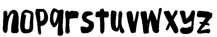 Rokam Letter Font LOWERCASE
