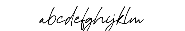 Rolasan Signature Font LOWERCASE