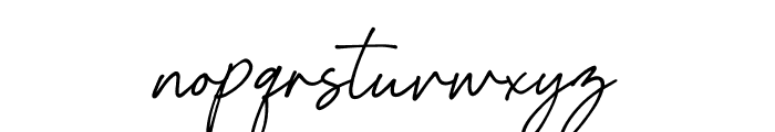 Rolasan Signature Font LOWERCASE