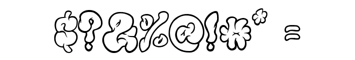Rollbeat Graffiti Font OTHER CHARS