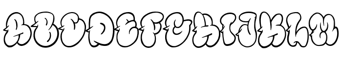 Rollbeat Graffiti Font UPPERCASE