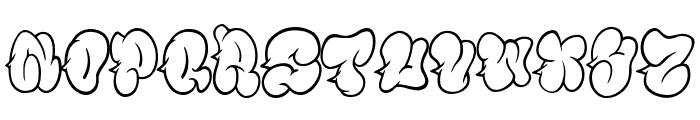 Rollbeat Graffiti Font UPPERCASE