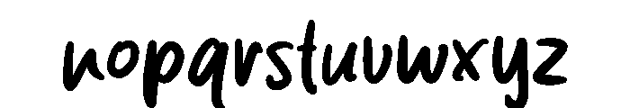 Rolling Cake Font LOWERCASE
