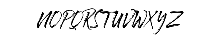 Rollingstand Font UPPERCASE