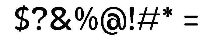 Rollipop Medium Font OTHER CHARS