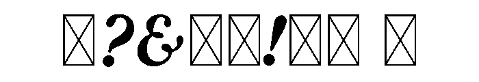 Romaansch Bold Italic Font OTHER CHARS