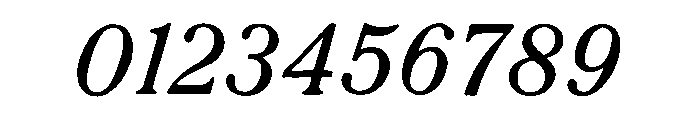 Romaansch Italic Font OTHER CHARS