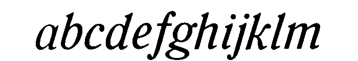Romaansch Italic FONT