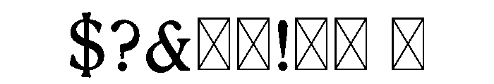 Romaansch Font OTHER CHARS