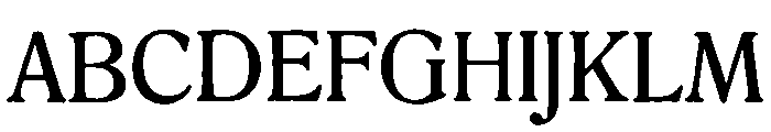 Romaansch Font UPPERCASE
