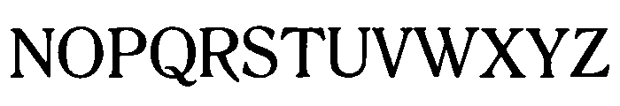 Romaansch Font UPPERCASE