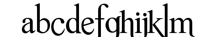 Romance Fatal Serif Std Font LOWERCASE