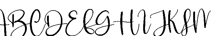 Romance1 Font UPPERCASE