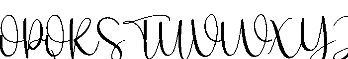 Romance1 Font UPPERCASE