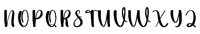 Romance2 Font UPPERCASE