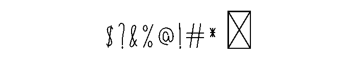 Romance3 Font OTHER CHARS