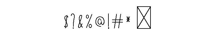 Romance4 Font OTHER CHARS